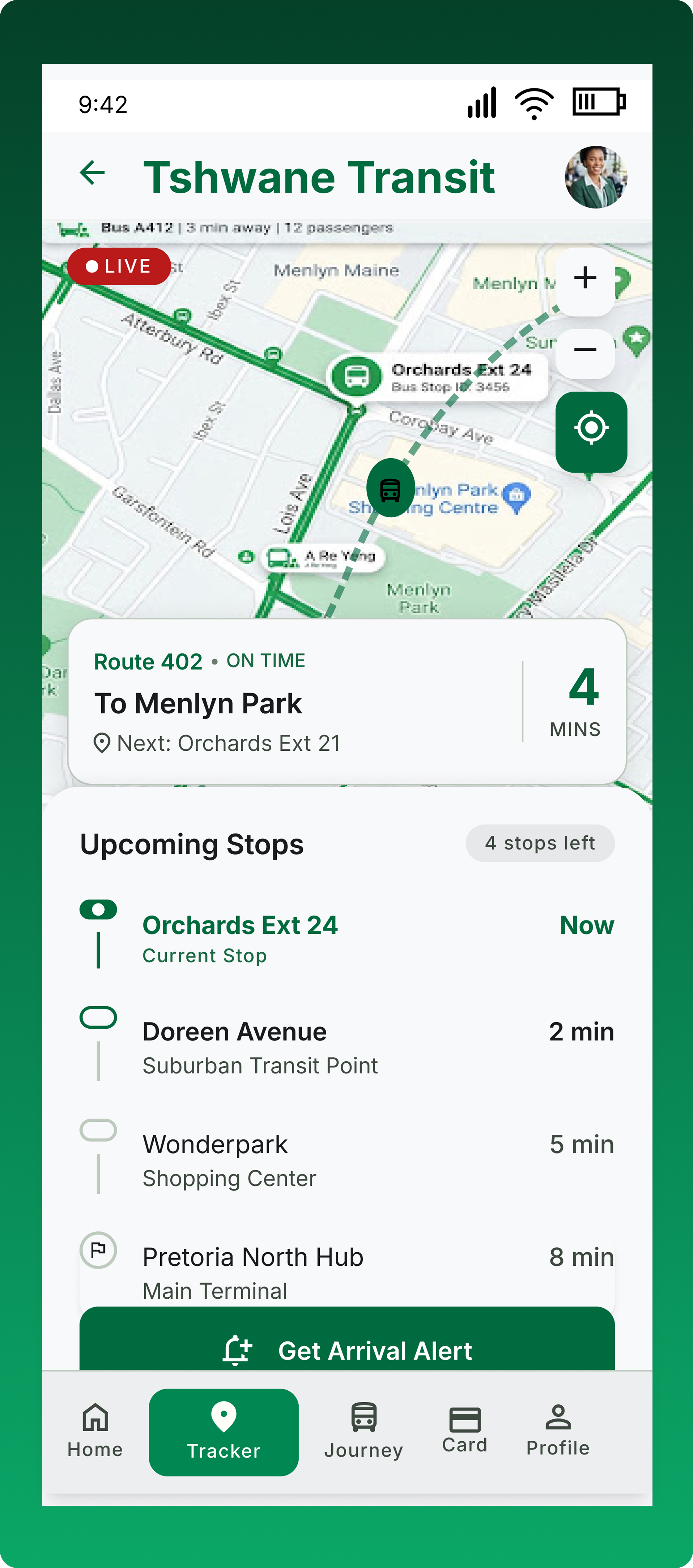 Tshwane Transit final live tracker